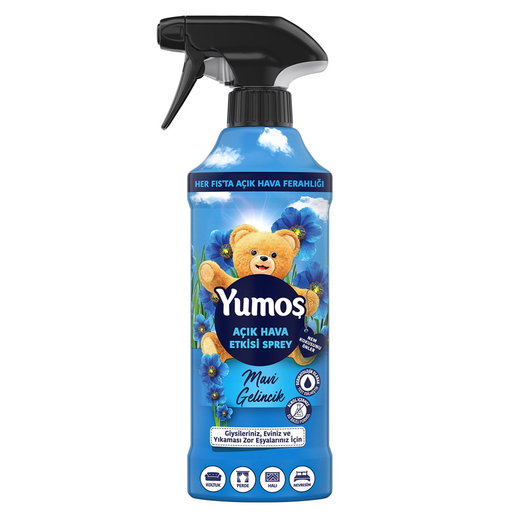 Konsantre YumuşatıcılarYumoş Açık Hava Etkisi Yumuşatıcı Mavi Gelincik 430 ml