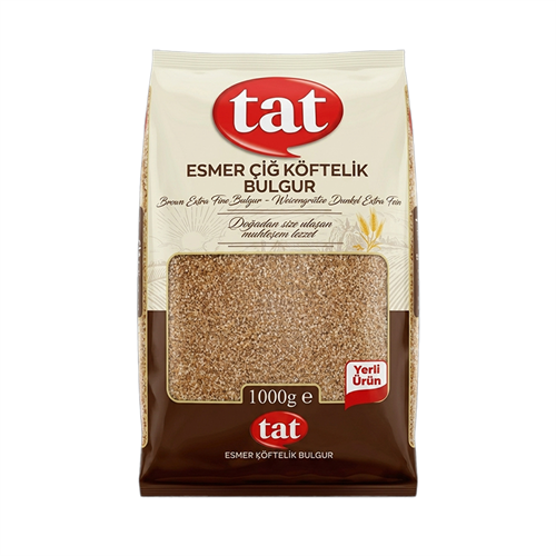 Tat Bakliyat Esmer Çiğ Köftelik Bulgur 1000 g