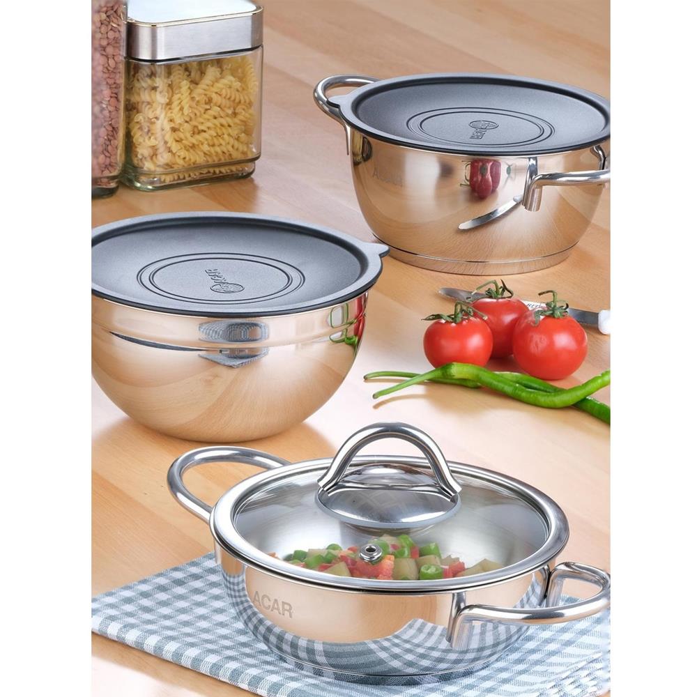 Acar Karat Viola 6 Parça Tencere Seti