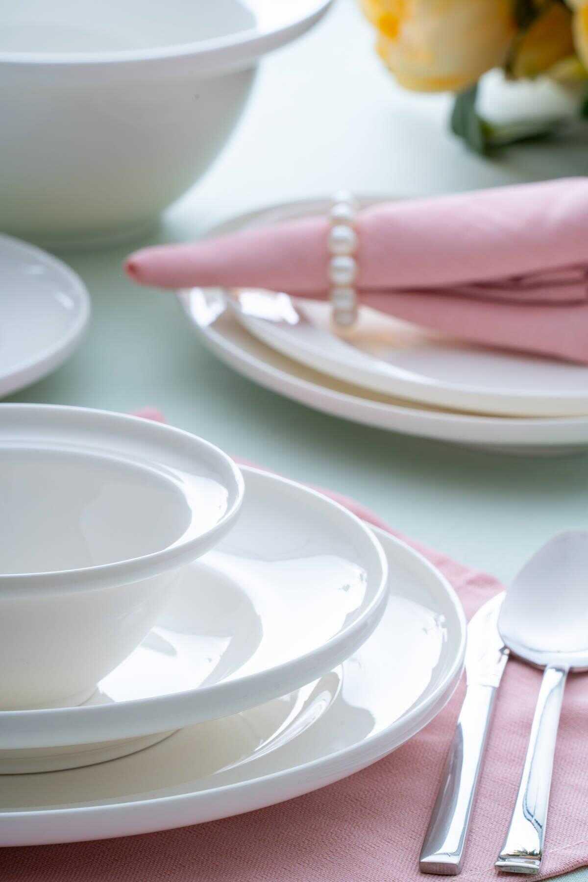 Acar Verlina 6 Kişilik 27 Parça Yemek Takımı 06533