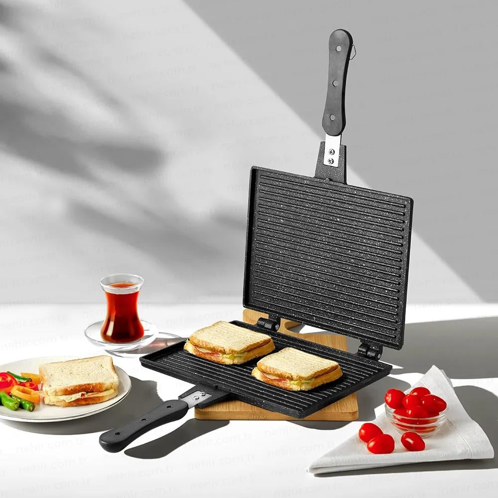 Alüminyum Döküm Lüks Tost Tavası