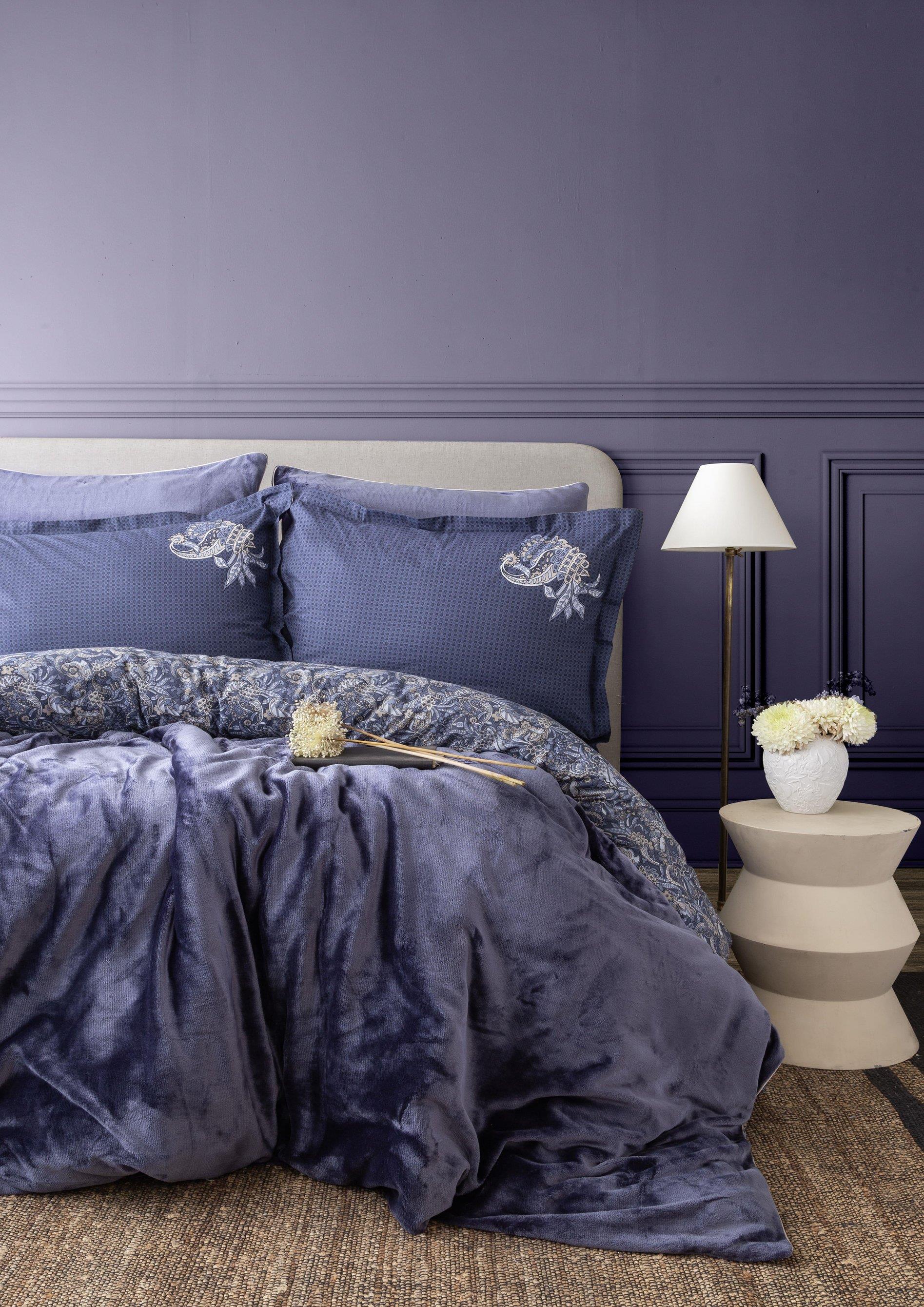 Apricitas Çift Kişilik My Touch Nevresim  Takımı Antıca Indıgo