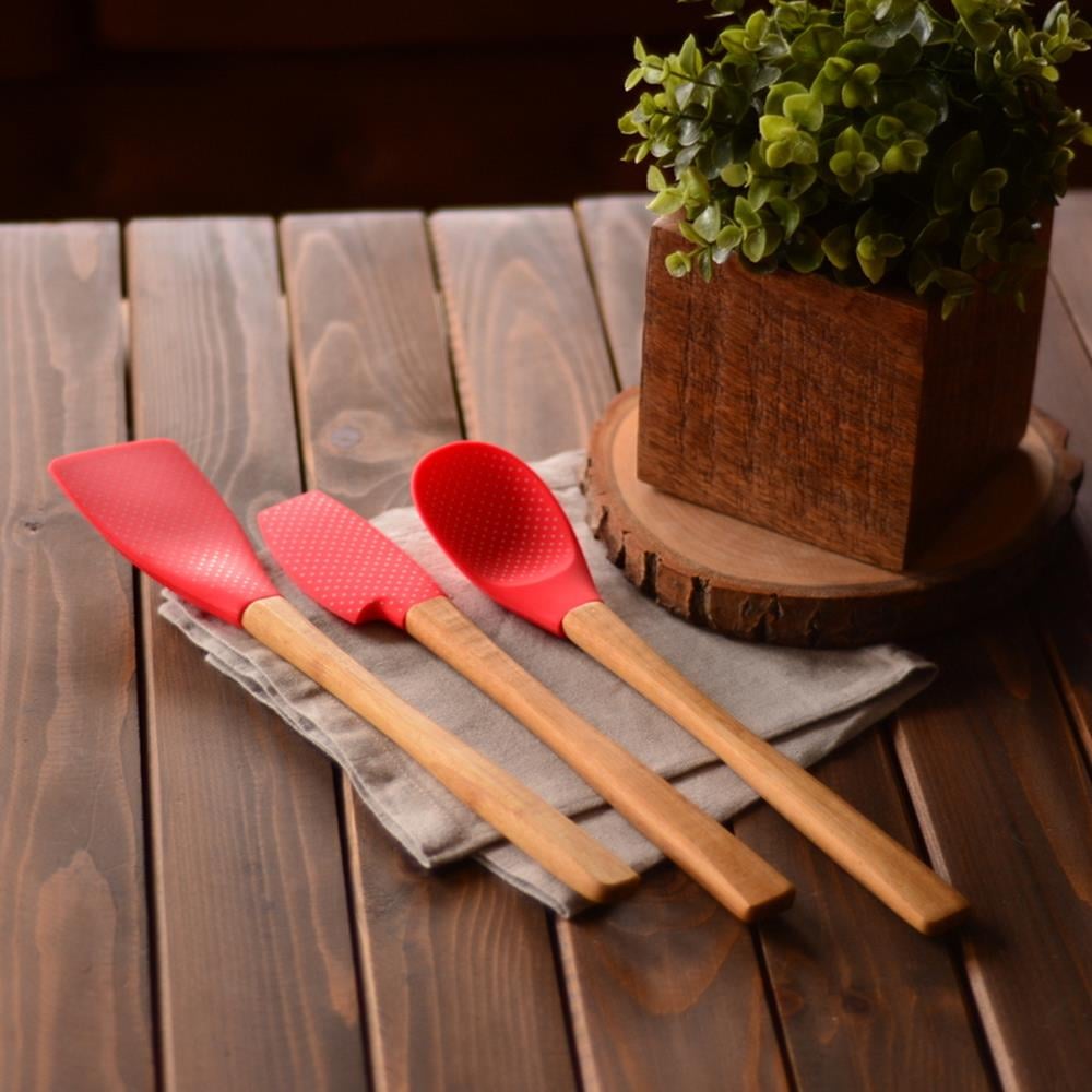 Bambum Bolly 3 lü Spatula Seti  Büyük B0709