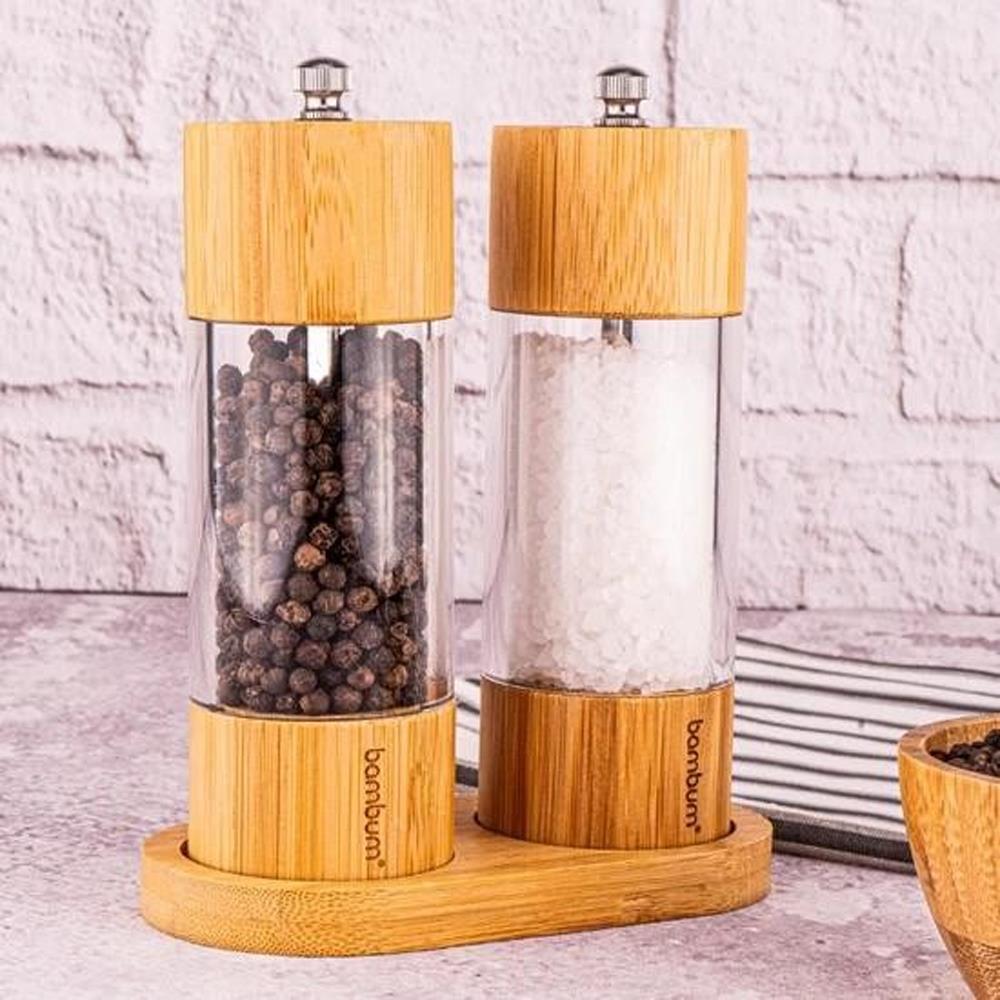 Bambum Pepper 2Li Tuz ve Karabiber Öğütücü Set B5750
