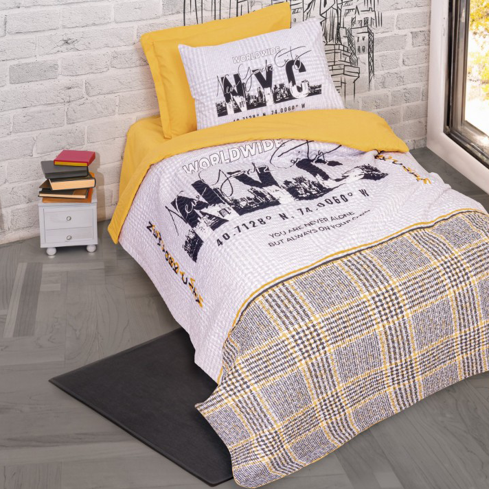 Cotton Box Complete Set Genç Tek Kişilik Wordwide Hardal