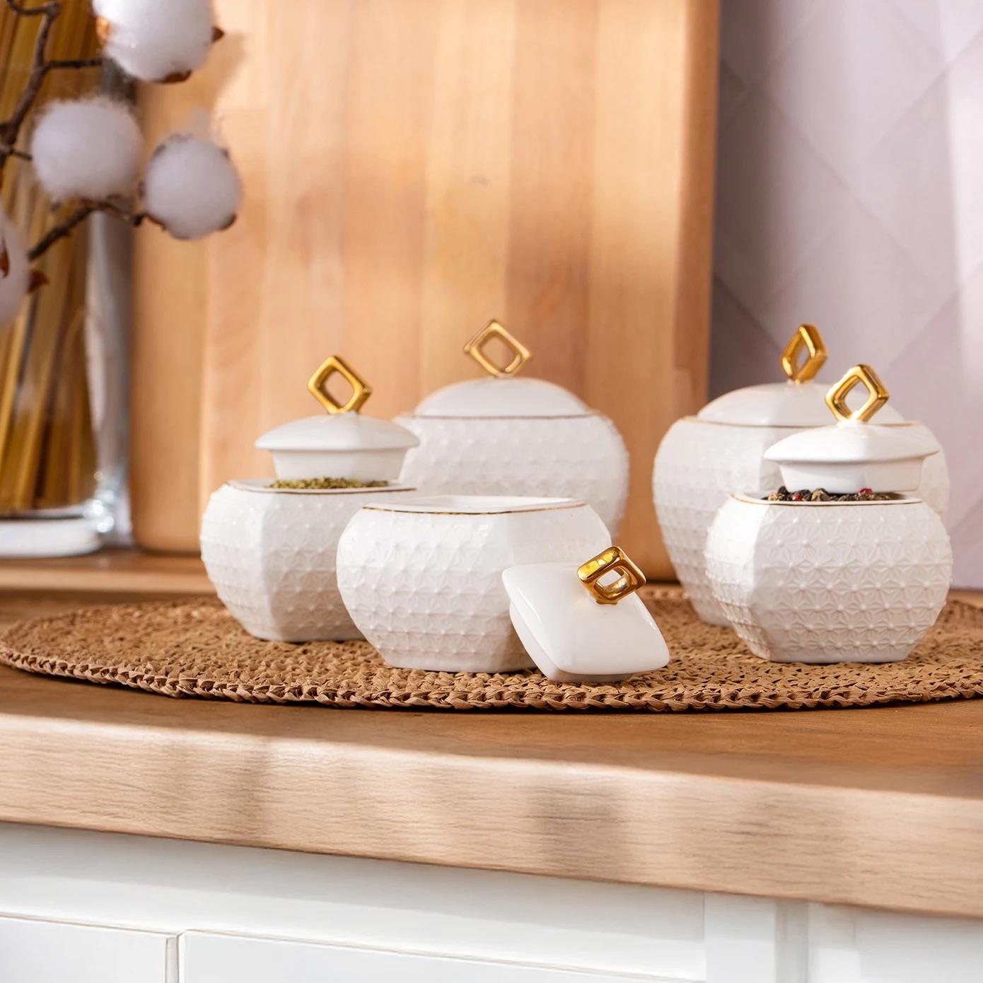 Emsan Flower 5li Baharat Takımı