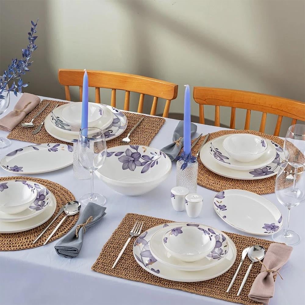 Emsan Isley Lacivert 53 Parça 6 Kişilik Yemek Takımı