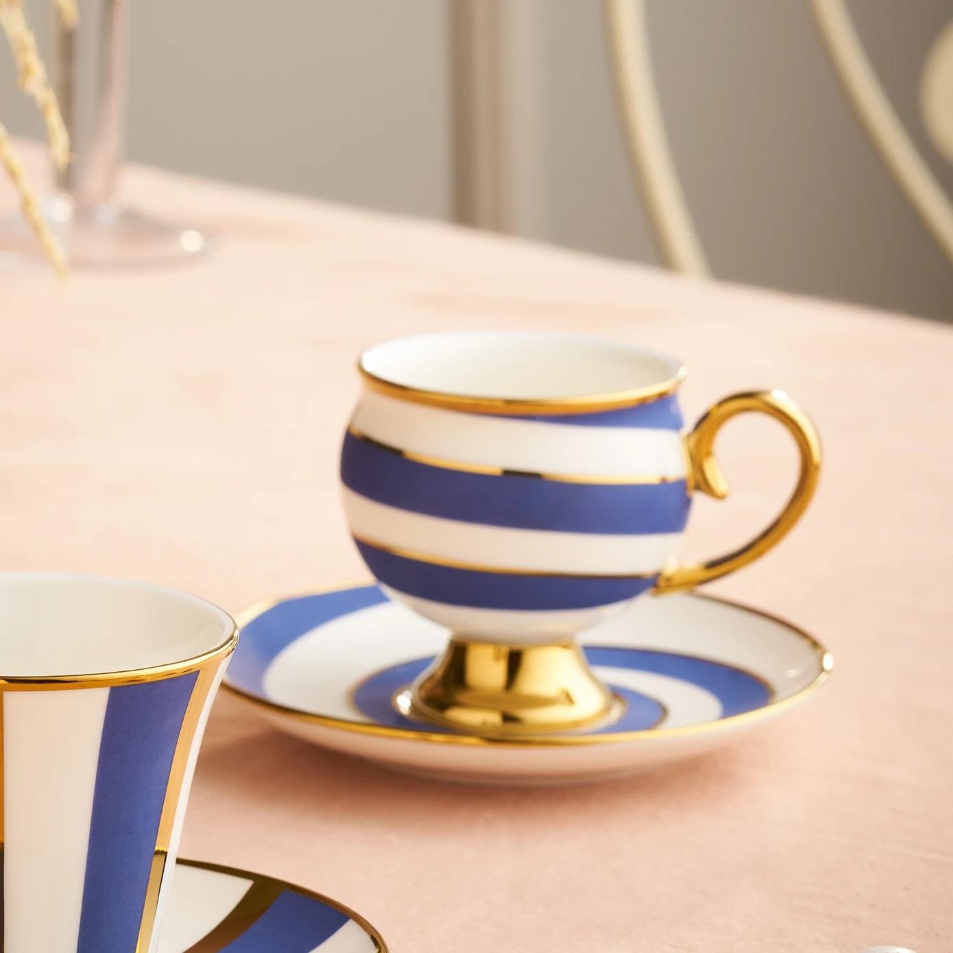 Emsan İstanbul Porselen Efsun 6 Kişilik Kahve Fincan Takımı 90 ml