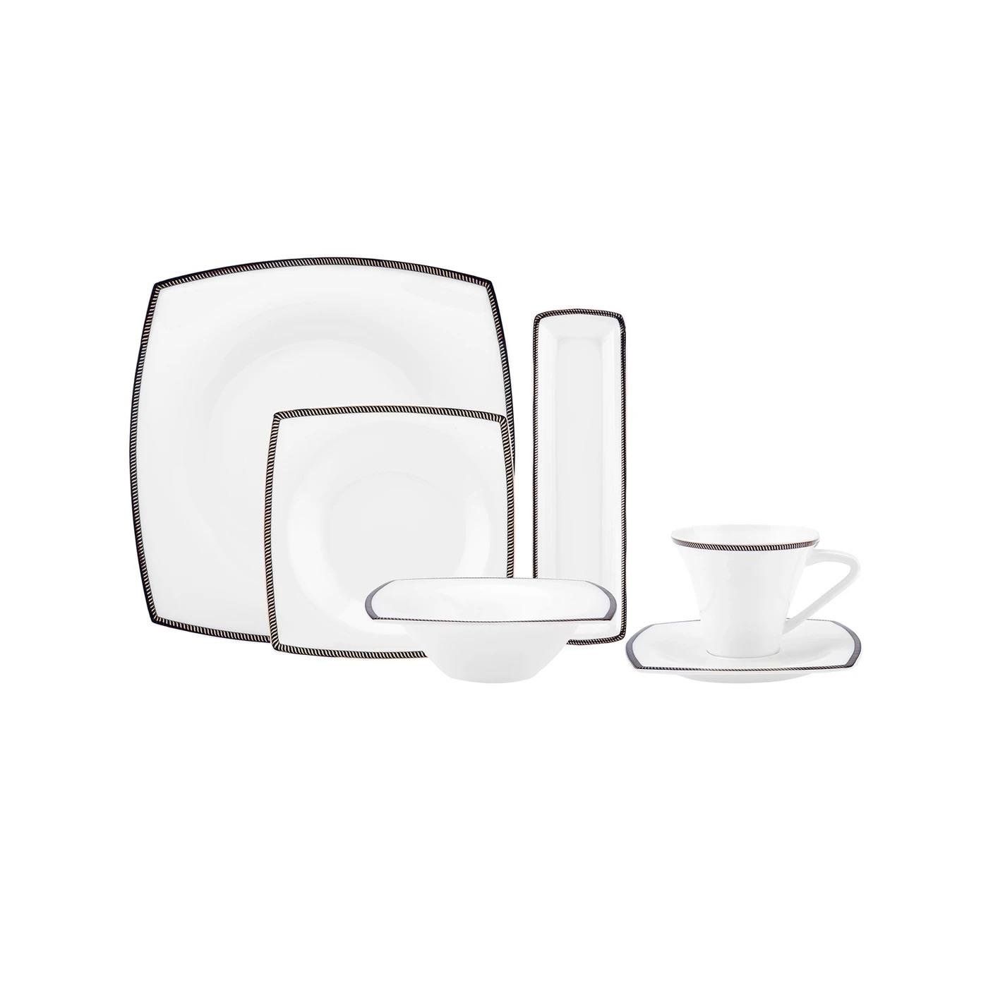 Karaca Fine Pearl Norma 26 Parça 6 Kişilik Kahvaltı Takımı