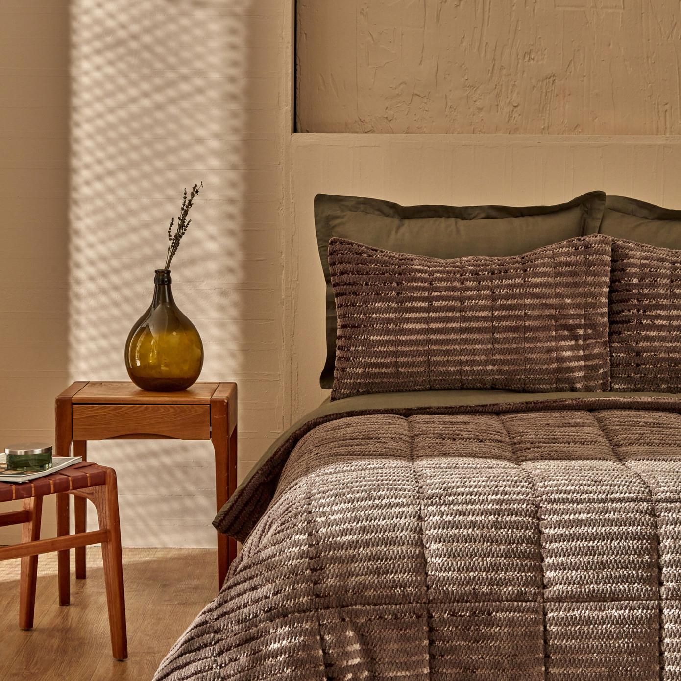 Karaca Home Monroe Çift Kişilik Pure Style Comfort Set Haki