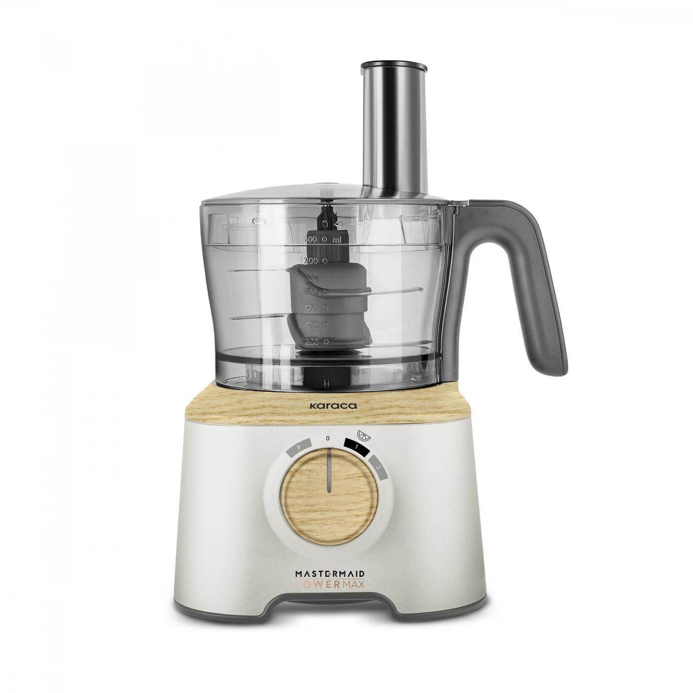 Karaca Mastermaid Power Max 11 in 1 Mutfak Robotu 2500W Wood Craft