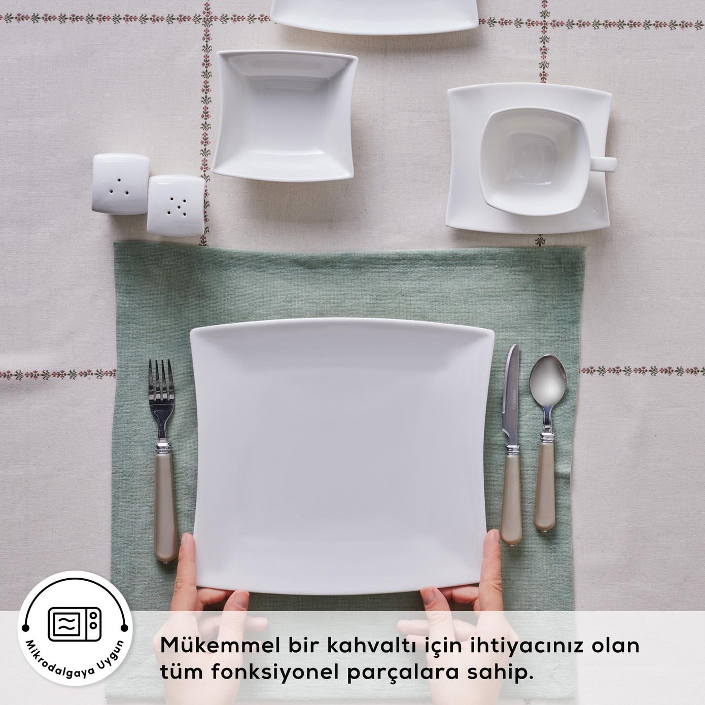 Karaca Perfect Beyaz 32 Parça Kahvaltı Seti