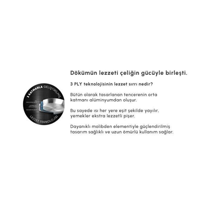 Karaca Powersteel 316+ 3Ply Artemis İndüksiyon Tabanlı 8 Parça Çelik Tencere Seti