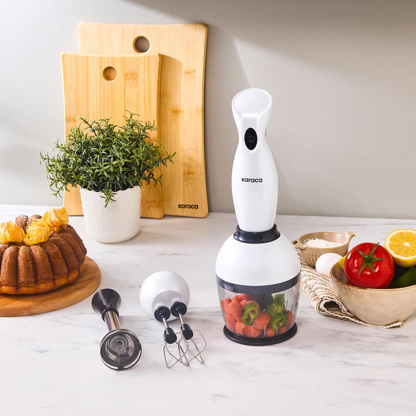 Karaca Pro - Midi Plus 3lü Blender Set Pearl White 1000w