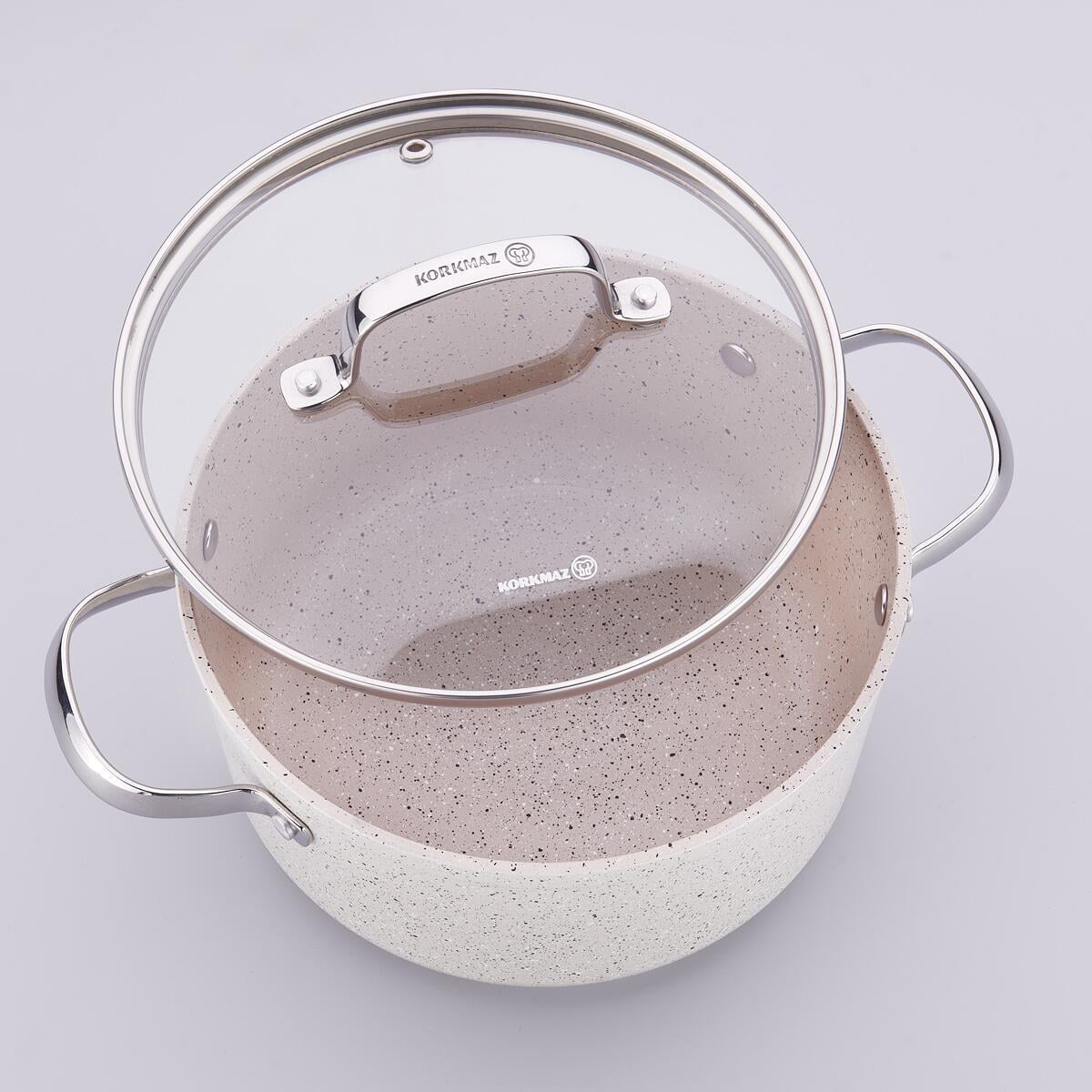Korkmaz Granita 24x6.5 cm Kısa Tencere