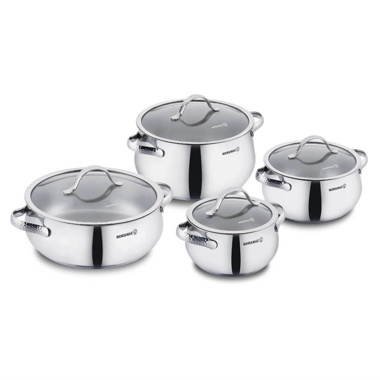 Korkmaz Samara 8 Parça Tencere Seti
