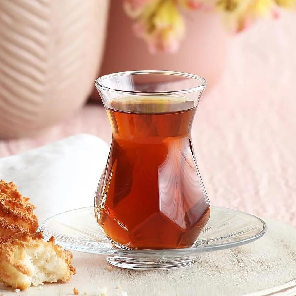 Lav Alya 12 Parça 6 Kişilik Çay Bardağı Seti