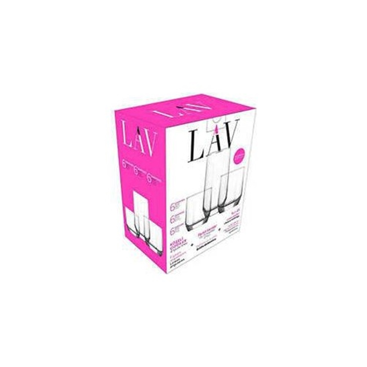 Lav Diamond 18 Parça Bardak Seti