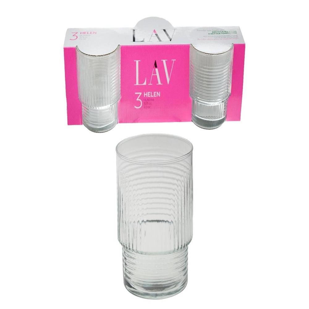 Lav Helen 3lü Meşrubat Bardağı HLN376