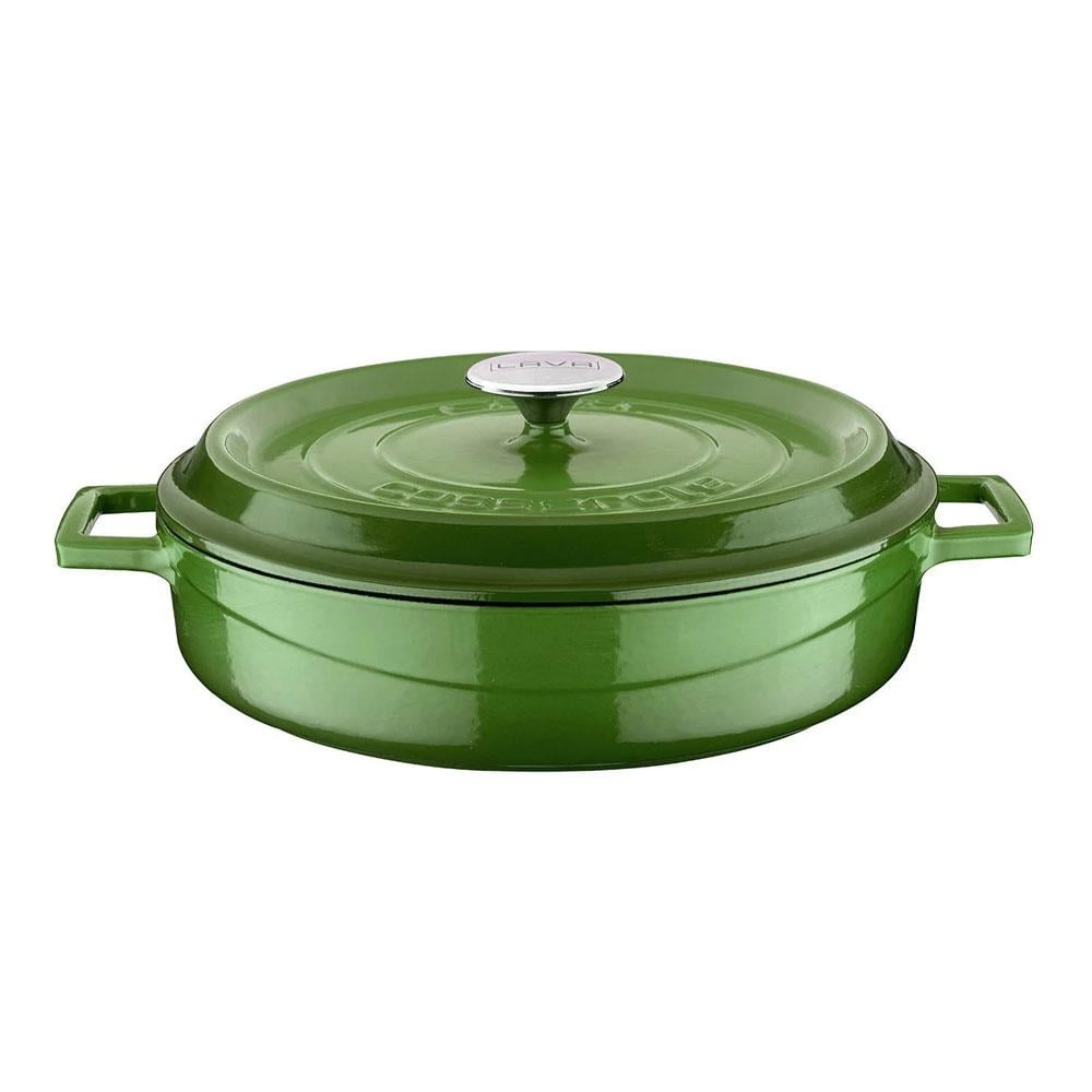 Lava Kısa Tencere Yeşil 24 cm