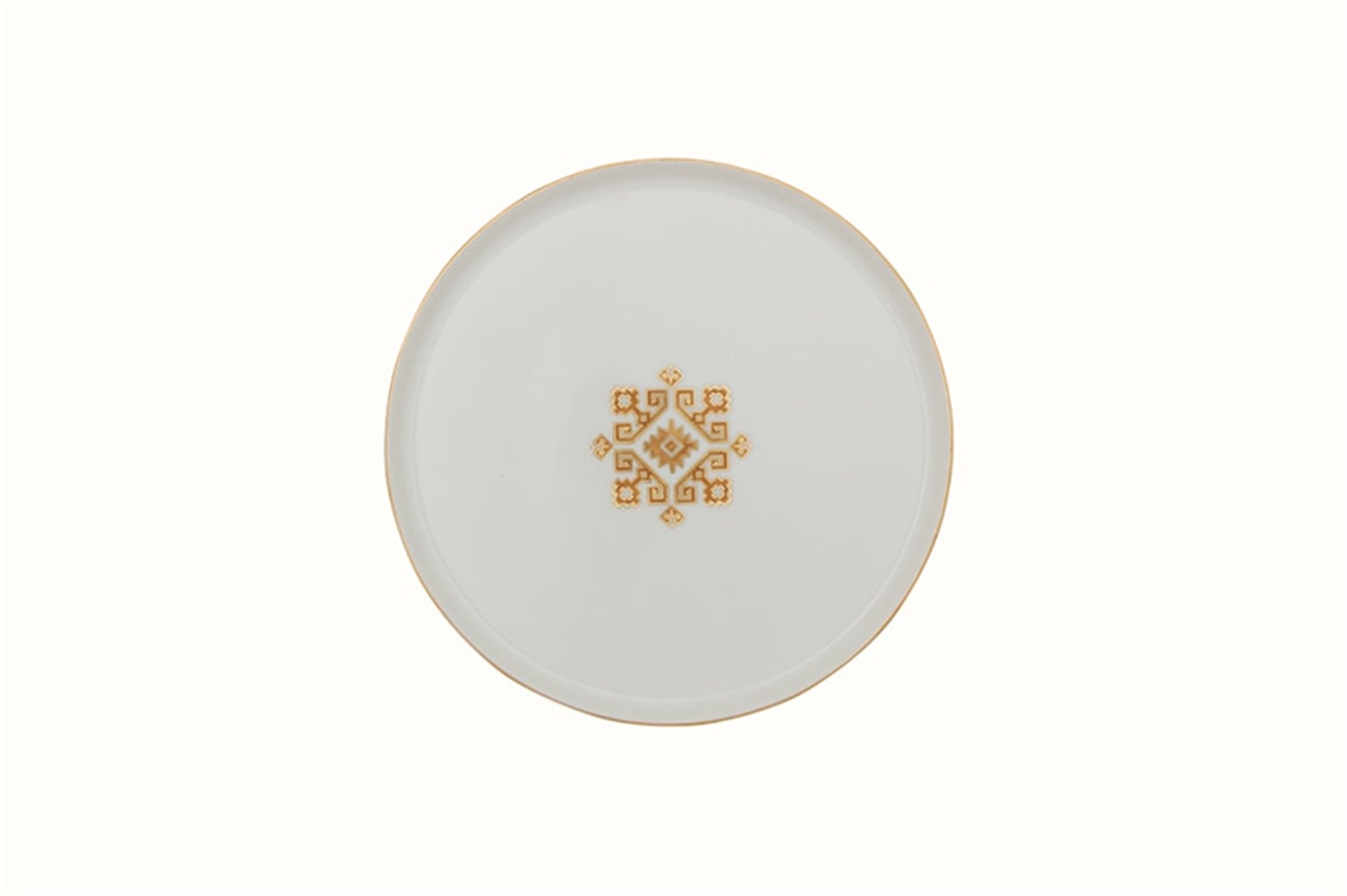 Porland Arabesque Desen1 Düz Tabak 21cm