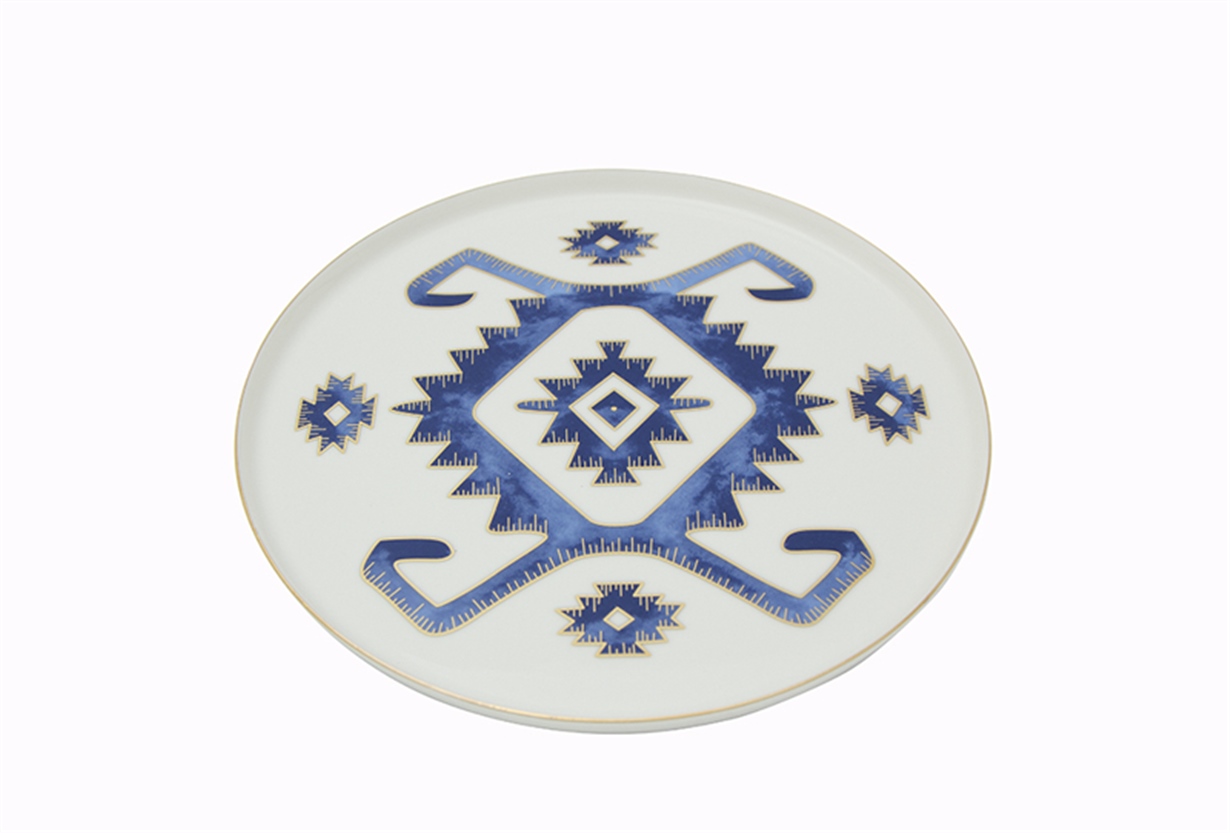 Porland Arabesque Desen5 Düz Tabak 27cm