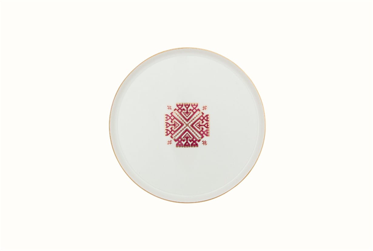 Porland Arabesque Desen6 Düz Tabak 21cm