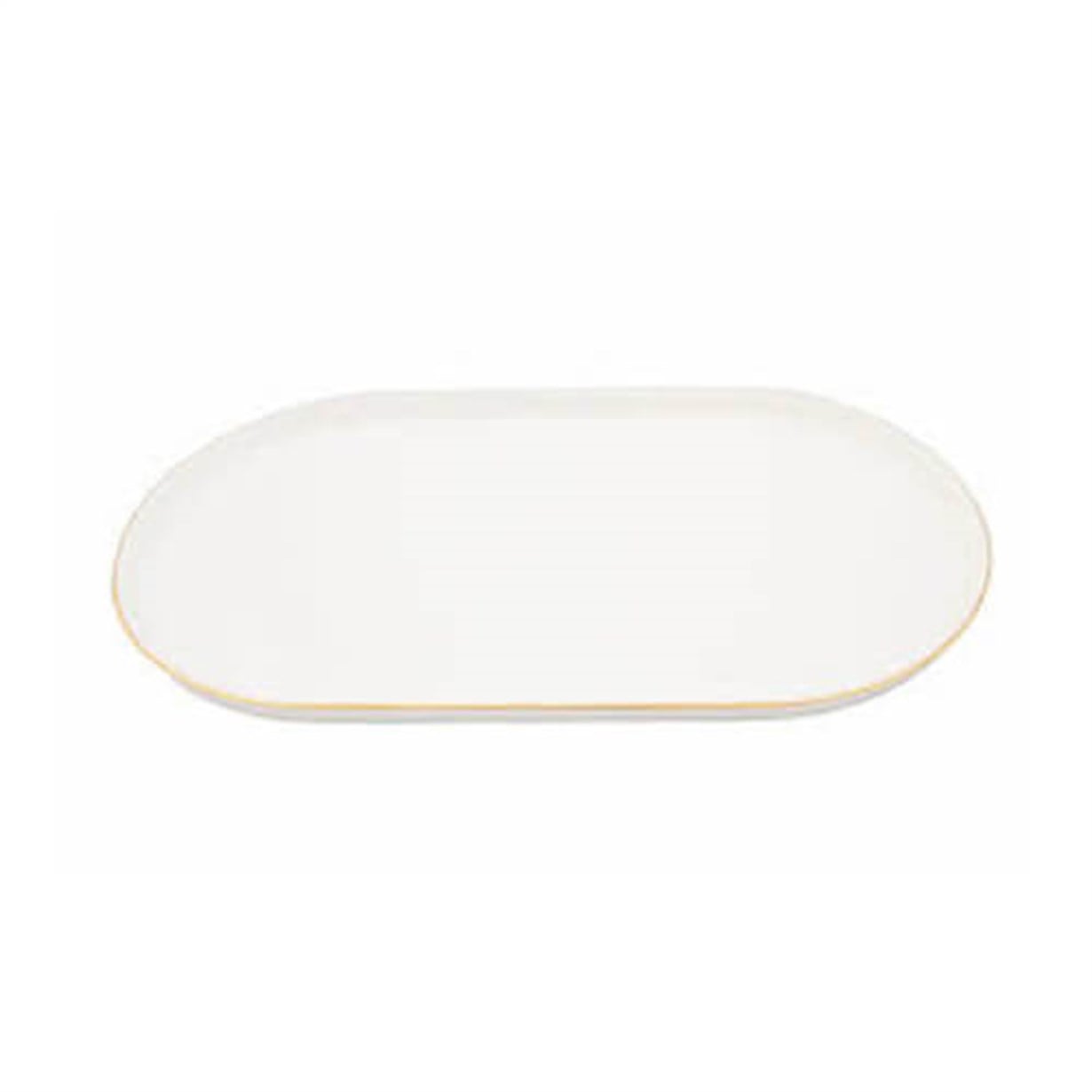 Porland Chopin Altın Yaldız Kayık Tabak 32cm ALM006333