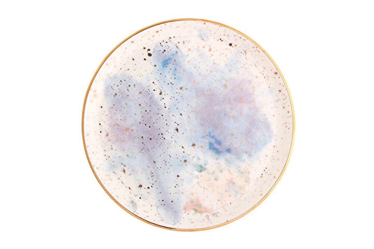 Porland Cosmos Düz Tabak 24 cm Desen4 ALM006667