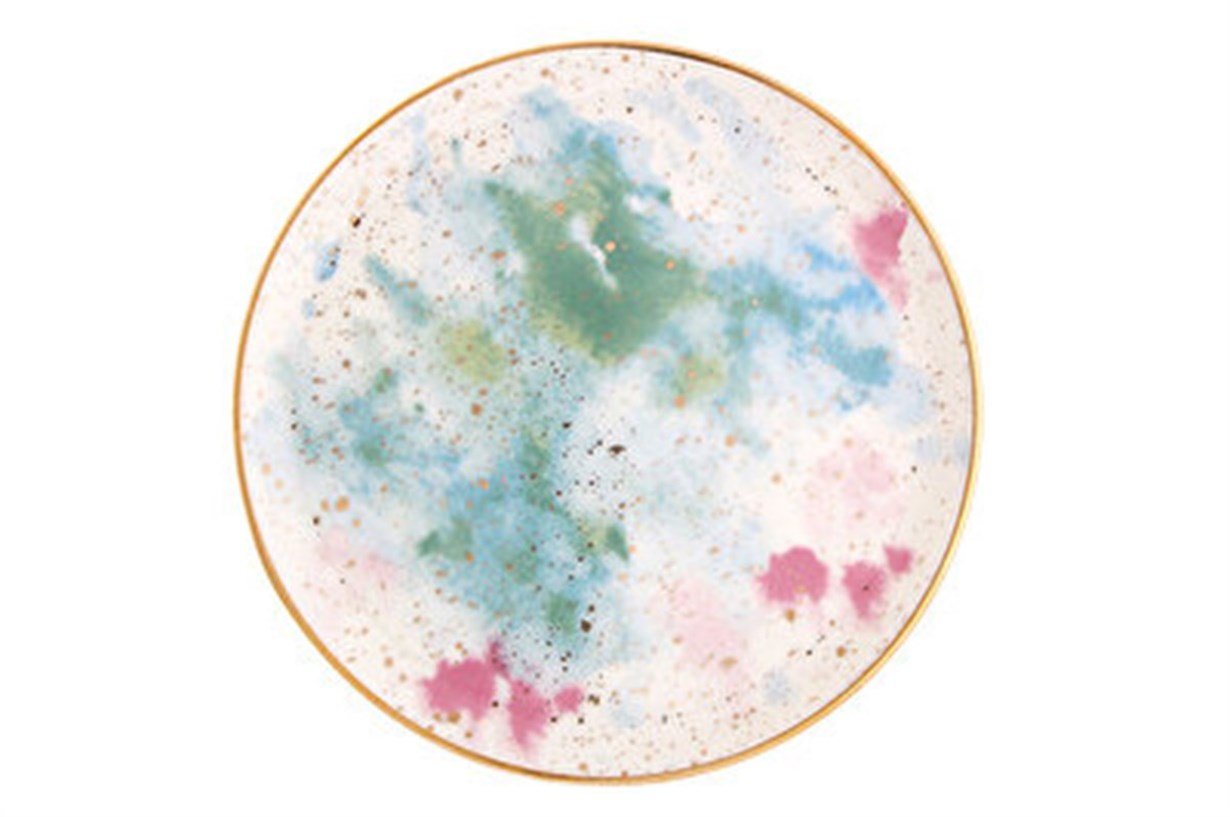 Porland Cosmos Düz Tabak 24 cm Desen6 ALM006671