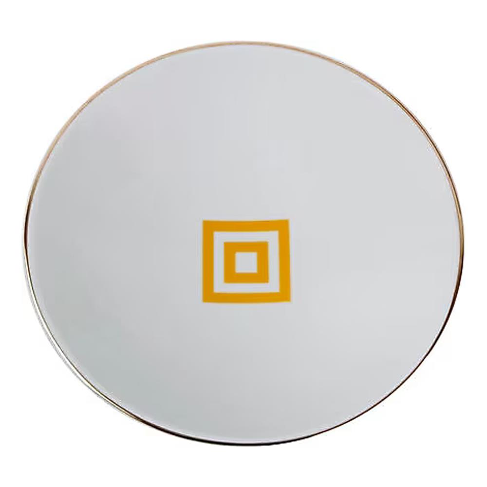 Porland Çukur Tabak 20 cm Morocco Desen 4 Sarı