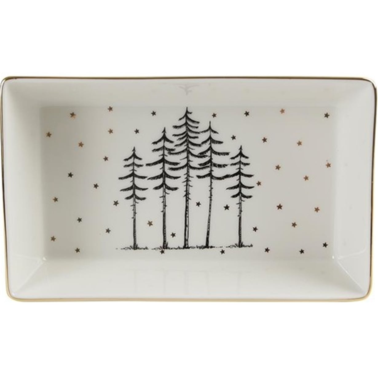 Porland Forest Kare Salata Tabağı 19 cm