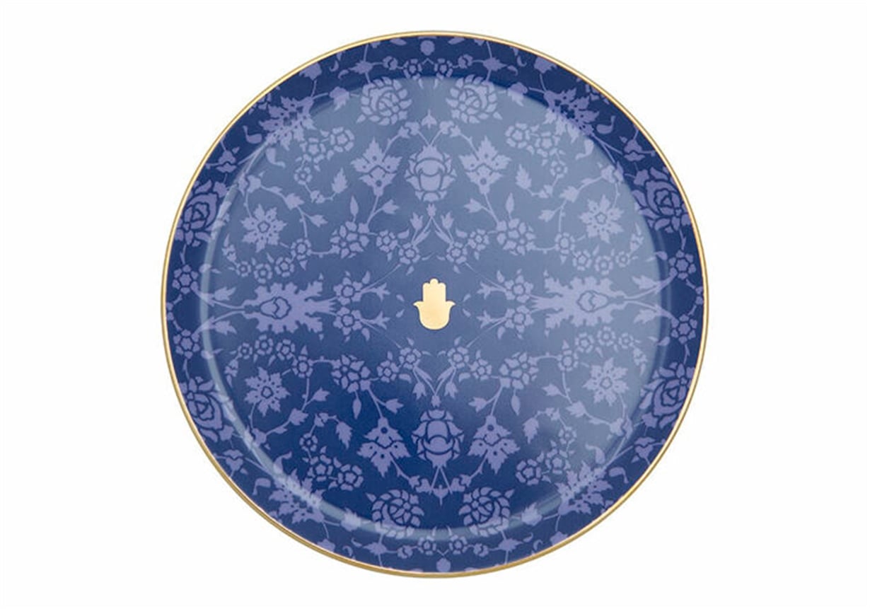 Porland Glamorous Lacivert Düz Tabak 24cm