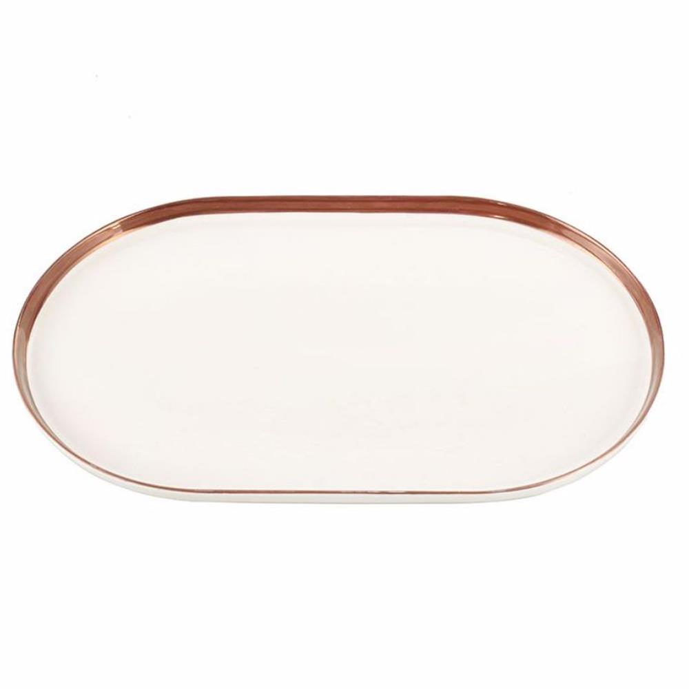 Porland Kayık Tabak 32 cm Chopin Bakır
