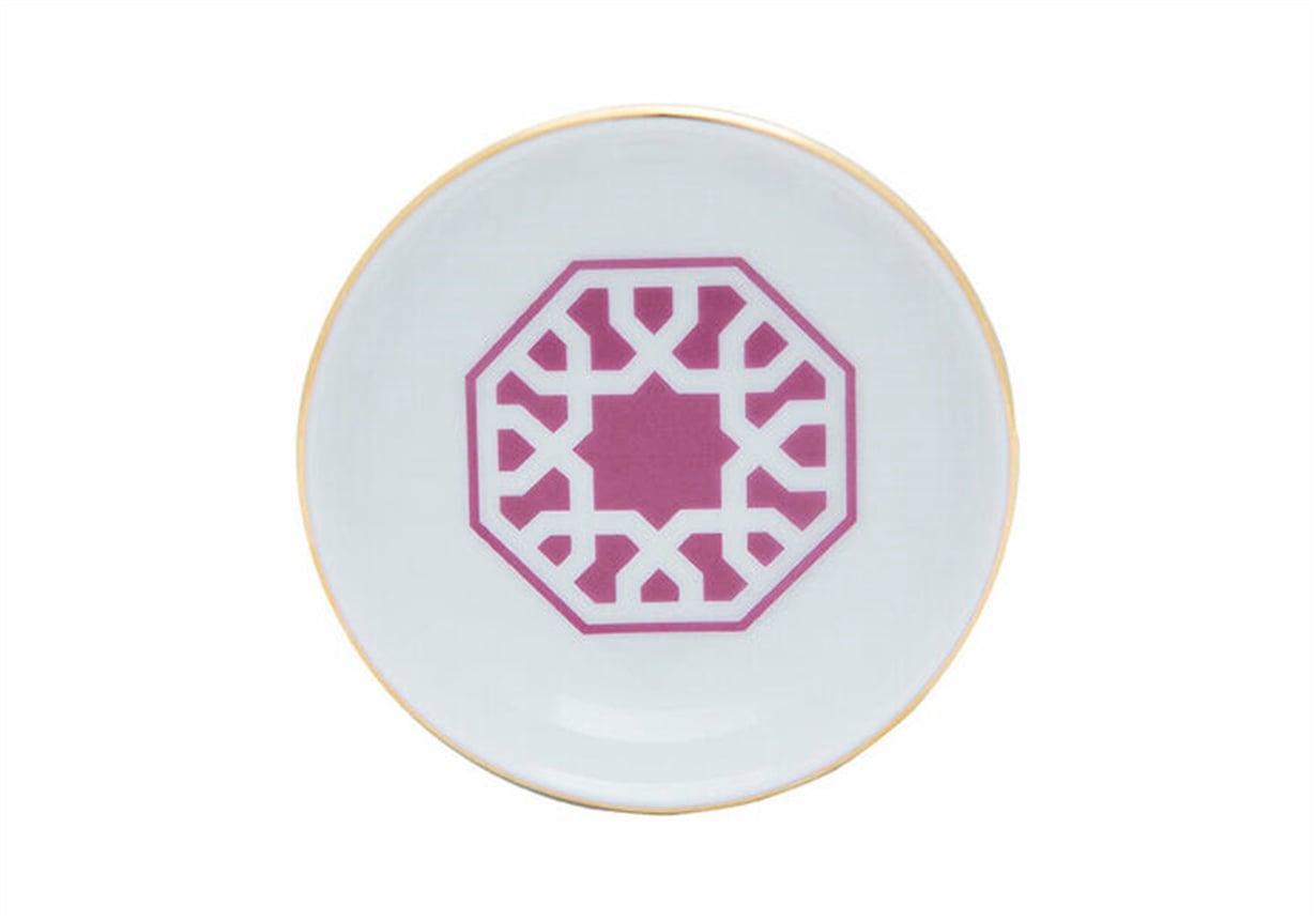 Porland Morocco Desen5 Fuşya Mini Kase 10cm