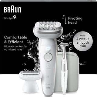 Braun SE 9241 Silk-Épil 9 Islak ve Kuru Epilasyon Cihazı Gümüş