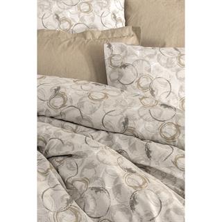 Cotton Box Minimal Çift Kişilik Nevresim Takımı Moil Bej
