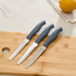 Karaca Apricot Strong 10 Parça Bıçak Seti Gri