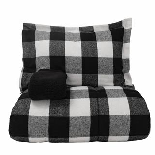Karaca Home Mountain Siyah-Beyaz Çift Kişilik Cozy Comfort