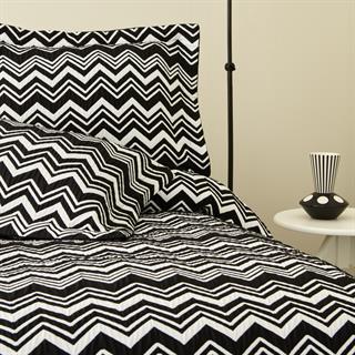 Karaca Home Wave Yatak Örtüsü Çift Kişilik Black