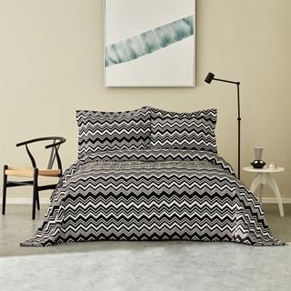 Karaca Home Wave Yatak Örtüsü Çift Kişilik Black