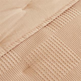 Karaca Home White Collection Perios Çİft Kişilik Fırfırlı Spring Comfor  Somon