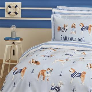 Karaca Home Young Sailor Dog Tek Kişilik Nevresim Takımı
