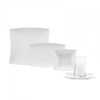 Karaca New Perfect White 26 Parça 6 Kişilik Kahvaltı Takımı