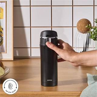 Karaca Pluton Çelik Sızdırmaz Termos Siyah 350 ml