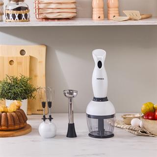 Karaca Pro - Midi Plus 3lü Blender Set Pearl White 1000w