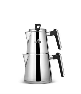 Karaca Space PowerSteel Pro 316 Çelik Çaydanlık Takımı Medium