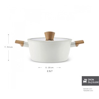 Karaca x Refika Swiss Crystal Almond Cream 20 cm Tencere Karaca x Refika Swiss Crystal Almond Cream 20 cm Tencere Karaca x Refika Swiss Crystal Almond Cream 20 cm Tencere Karaca x Refika Swiss Crystal