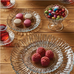 Paşabahçe Aurora Oval Tabak 33 x 25 cm