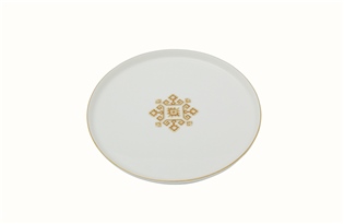 Porland Arabesque Desen1 Düz Tabak 21cm